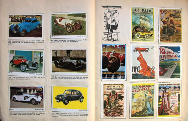Americana "Auto Parade Album" Automobil-Scrapbook 1974 (7641)